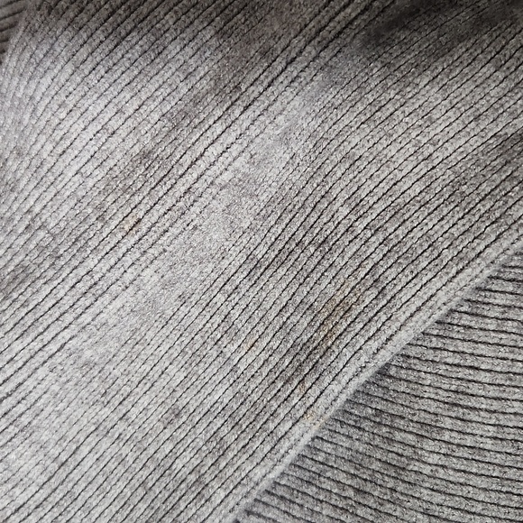 Forever 21 Sweater Womens Turtleneck Balloon Sleeves Ribbed Crop Medium Gray - Picture 11 of 12